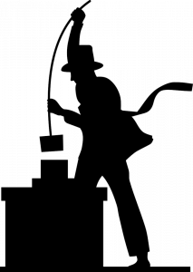 Hvorfor ser en skortensfejer så morsom ud?